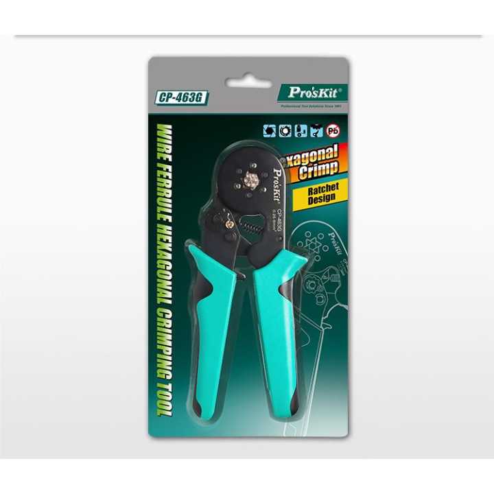 Cleste sertizat profil hexagonal 175mm Pro`sKit CP-463G