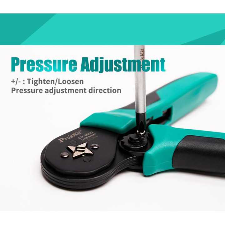 Cleste sertizat profil patrat 156mm Pro`sKit CP-460G