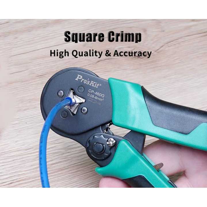 Cleste sertizat profil patrat 156mm Pro`sKit CP-460G