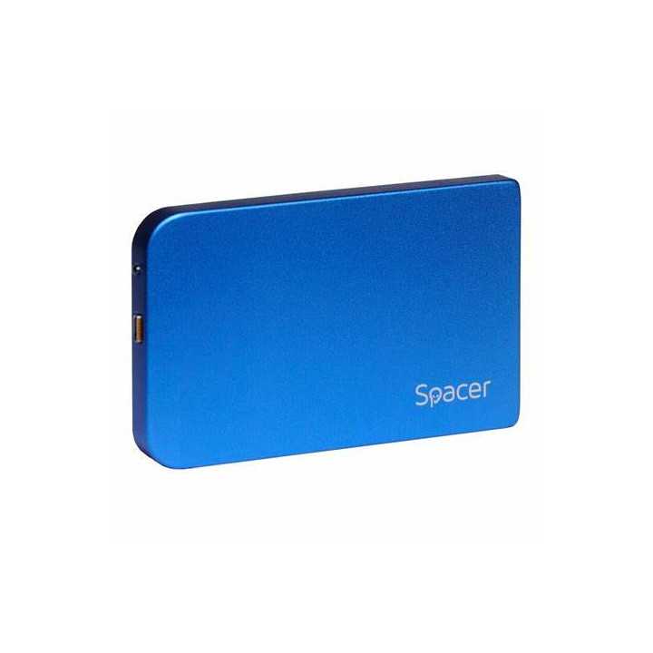 Rack extern 2.5 SATA USB 3.0 SPACER SPR-25611A albastru