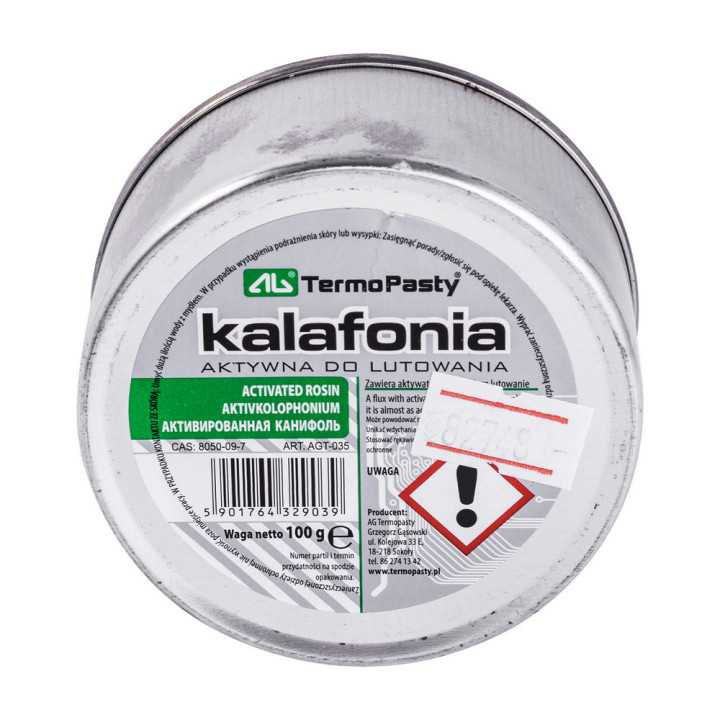 Colofoniu 100gr curata suprafetele ce urmeaza a fi lipite AG TermoPasty