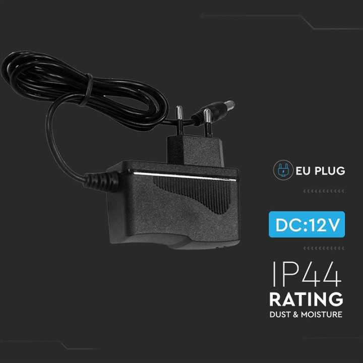 Alimentator banda LED plastic 18W 12V DC 1.5A IP44 V-TAC