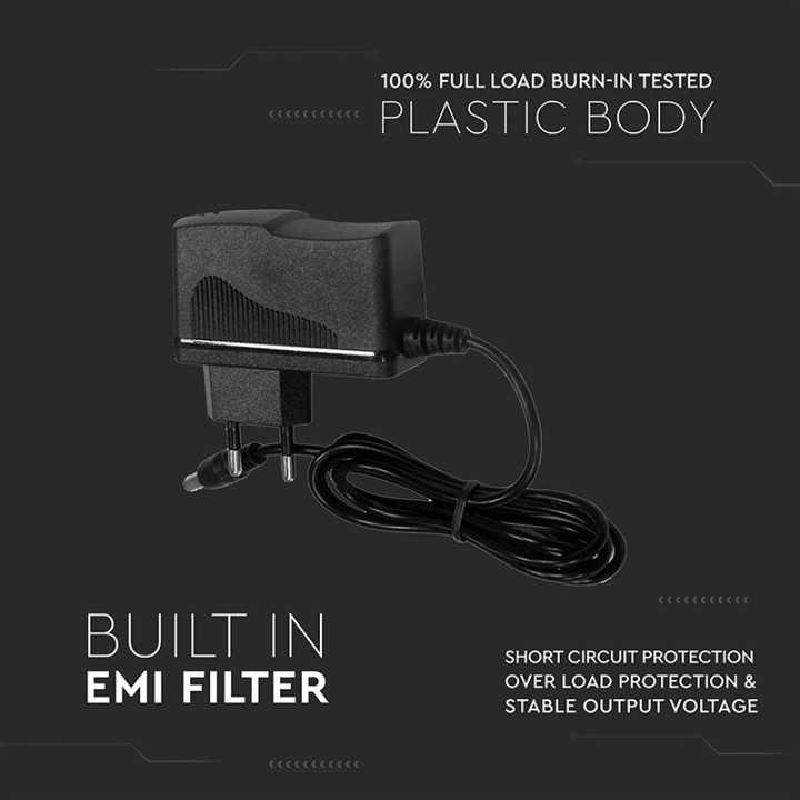 Alimentator banda LED plastic 18W 12V DC 1.5A IP44 V-TAC