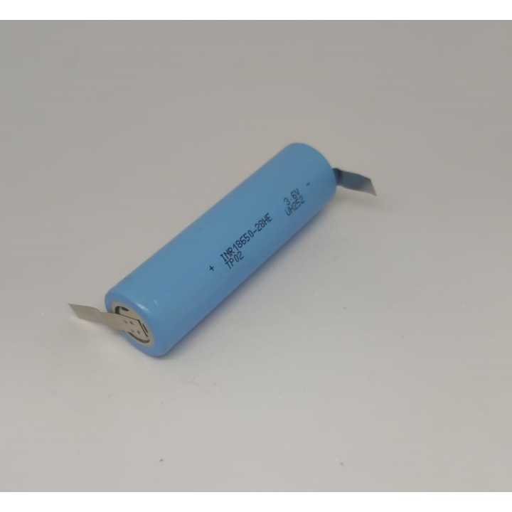 Acumulator Tenpower 18650 3.6V 2800mAh 10A cu lamele terminale in S INR18650-28HE+LAMELE