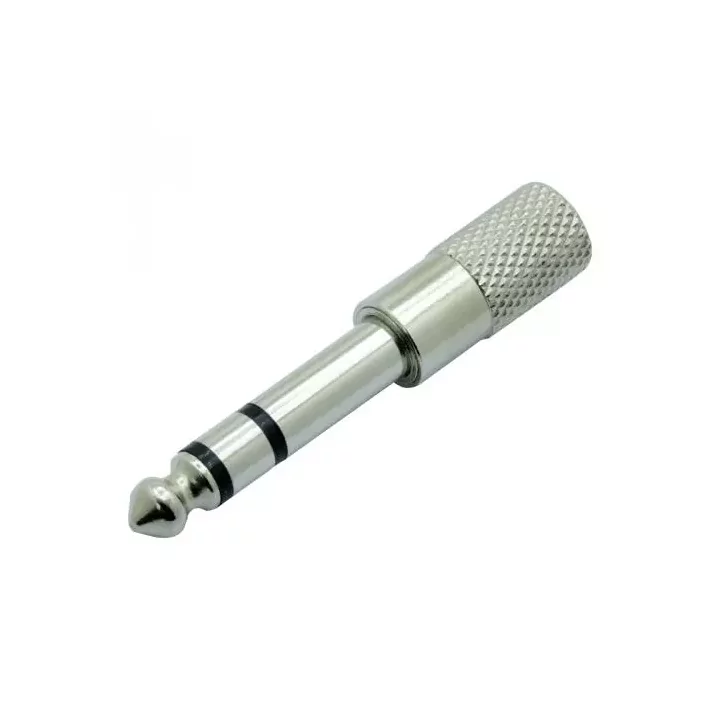 Adaptor STEREO Jack 6.3 mm la 3.5 mm din metal