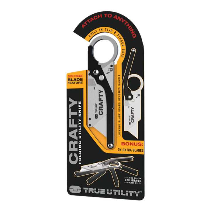 TRUE UTILITY CRAFTY TU590 cutit compact pliabil