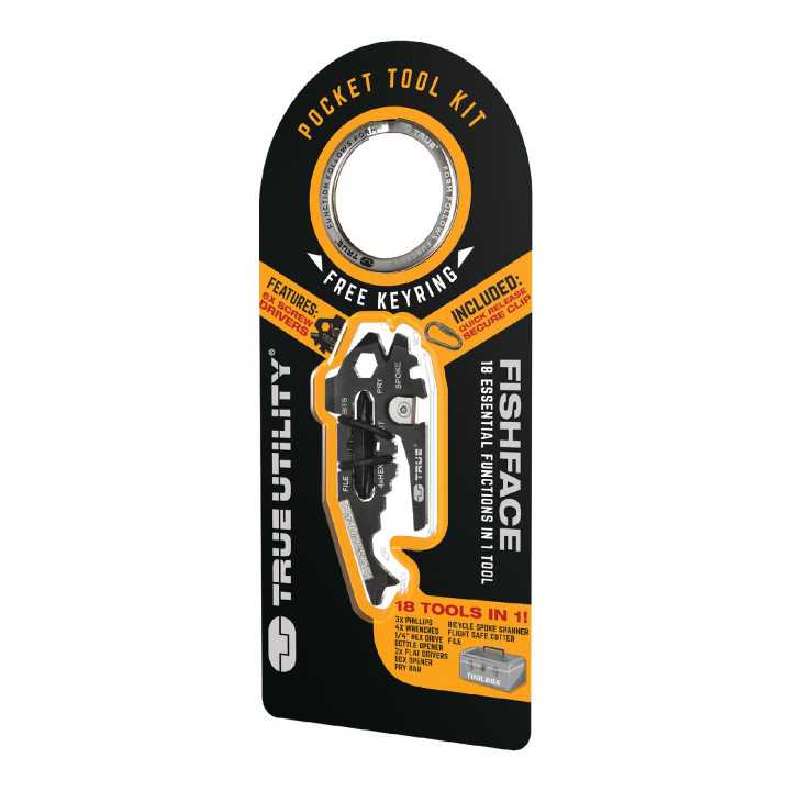 TRUE UTILITY FISHFACE TU206K 18 in 1 design elegant aspect special