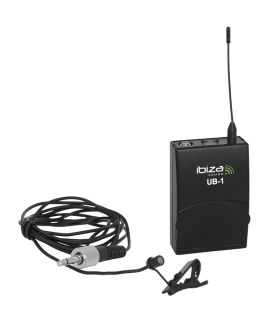 Microfon lavaliera wireless canal A 865mHz ibiza UHFBPMIC-A