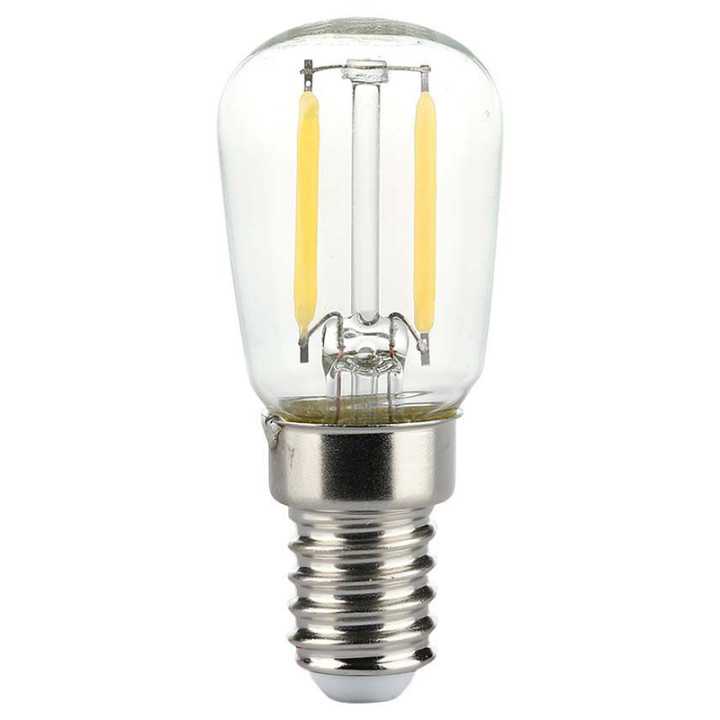 Bec E14 ST26 cu filament LED 2W 6500K alb rece V-tac SKU-214445