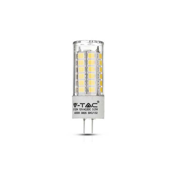 Bec LED G4 3.2W 6400K alb rece V-tac SKU-133