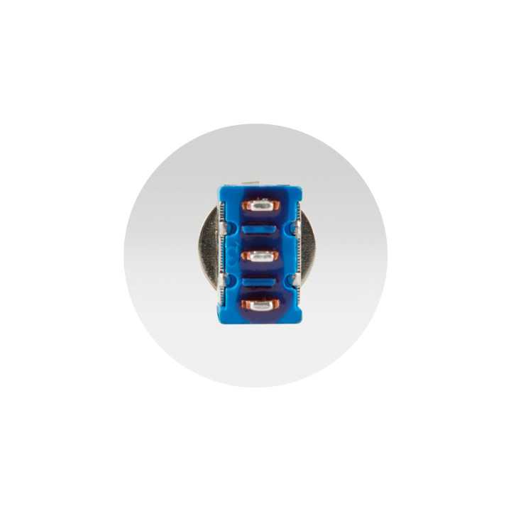 Comutator 1 circuit 3 pozitii 3A 250V incastrabil 6mm ST 303