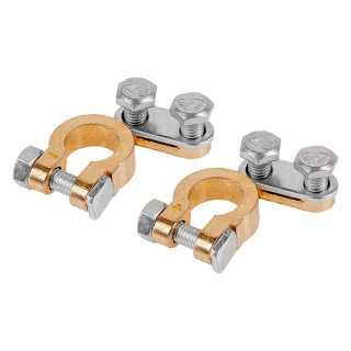 Set 2 borne baterie auto + / - ZLA0101