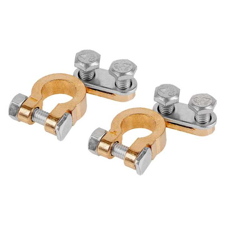 Set 2 borne baterie auto + / - ZLA0101