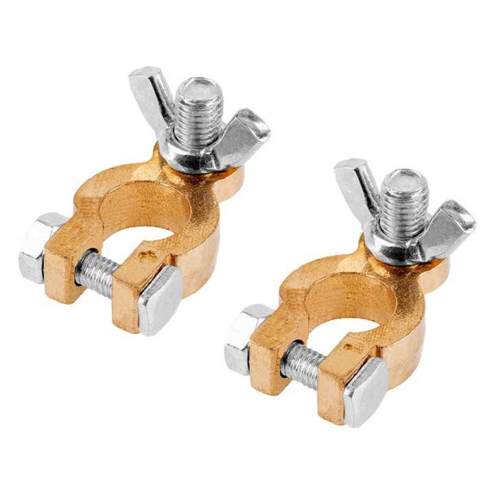 Set 2 borne baterie auto + / - ZLA0102