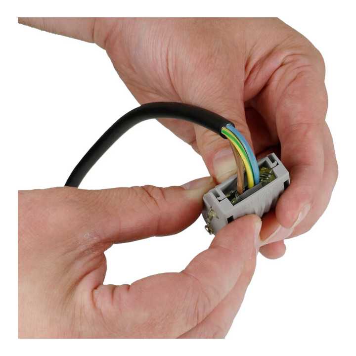 WAGO GELBOX 3 poli derivatie cabluri pentru conectori seriile 221/ 2273 max. 4mm2 IPX8 gri 207-1331