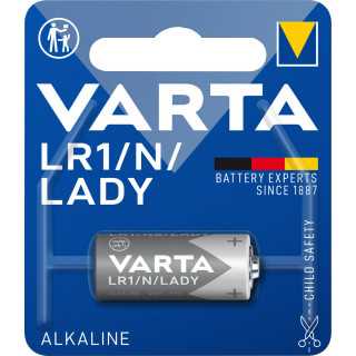 Baterie alcalina 1.5V LR1 N Lady Varta 30.2x12 mm
