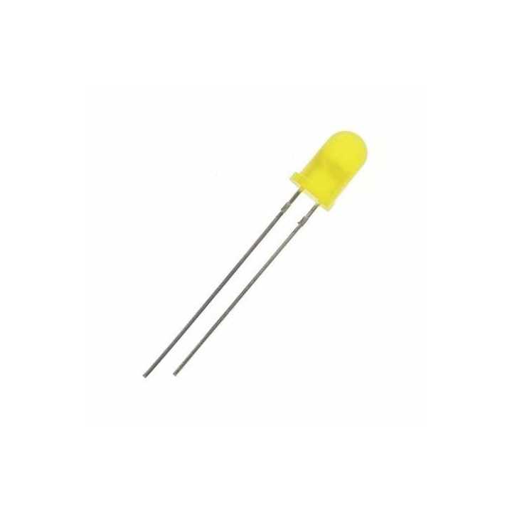 Dioda LED 5mm galben 2VDC