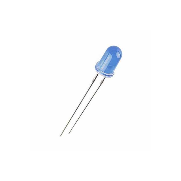 Dioda LED 5mm albastru 3.2VDC 20mA