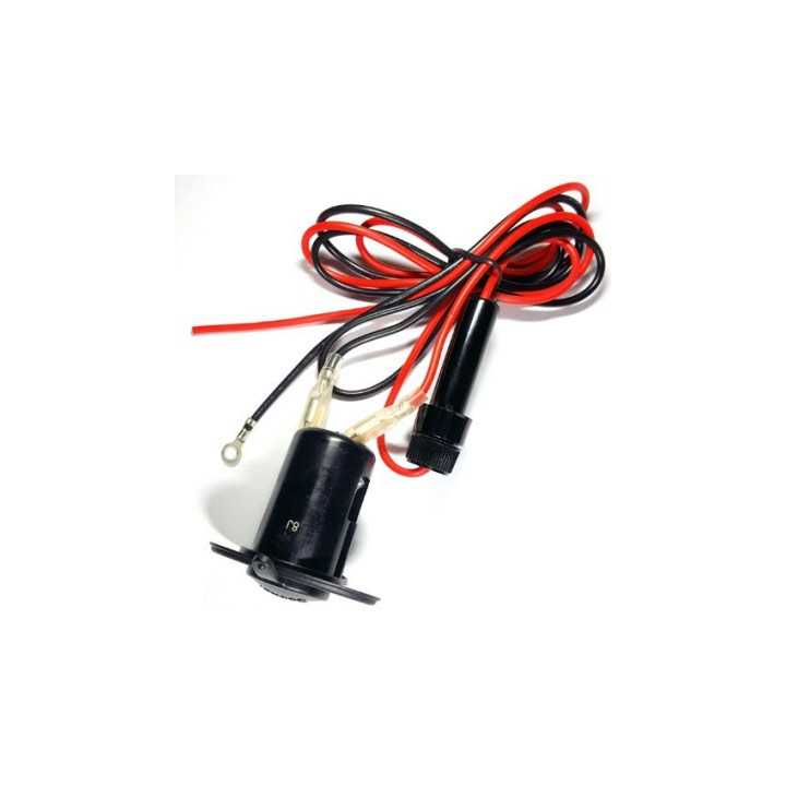 Priza bricheta auto mama x1 10A 12V cu fir SCI A13-106A