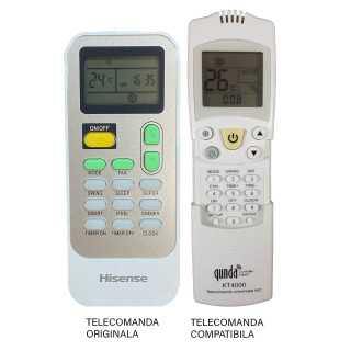 Telecomanda inlocuitoare Aer Conditionat pentru Hisense DG11J1-91 (492)
