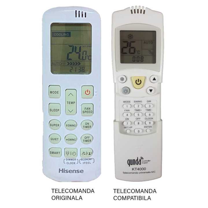 Telecomanda Aer Conditionat pentru Hisense DG11R2-01 (493)