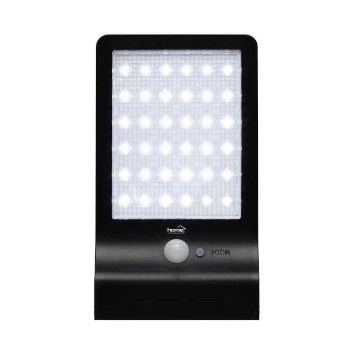 Reflector solar LED 10000K alb rece cu senzor de miscare 300lm IP44 HOME FLP300SOLAR