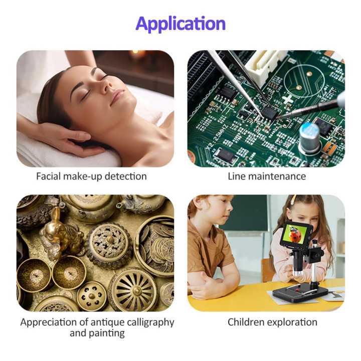 Microscop Digital 02-BX ecran 4.3" 2MP marire 1000X