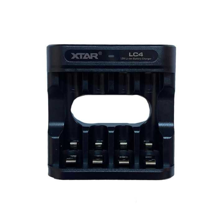 Incarcator 4 acumulatori XTAR LC4 KT 1.5V Li-ion Battery Charger conector USB type C (637)
