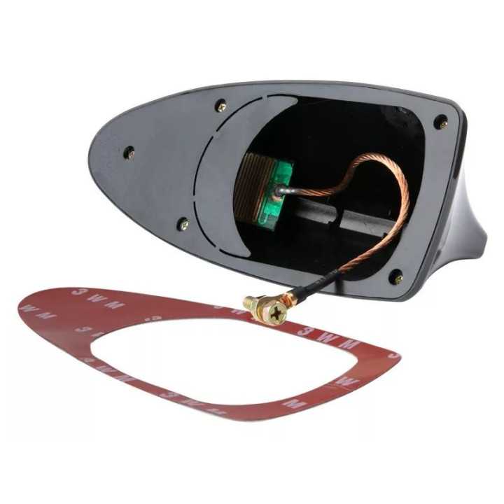 Antena auto AM/FM aripioara de rechin negru 16x8x7.5cm A0419B