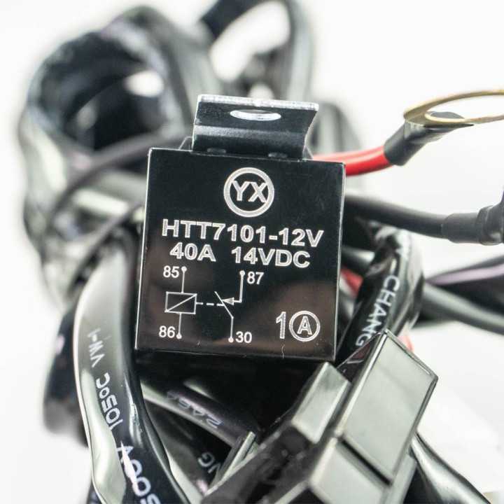 Cablu o iesire cu intrerupator pentru bara sau proiector LED 12-24V 480W 40A CLL012 Carguard