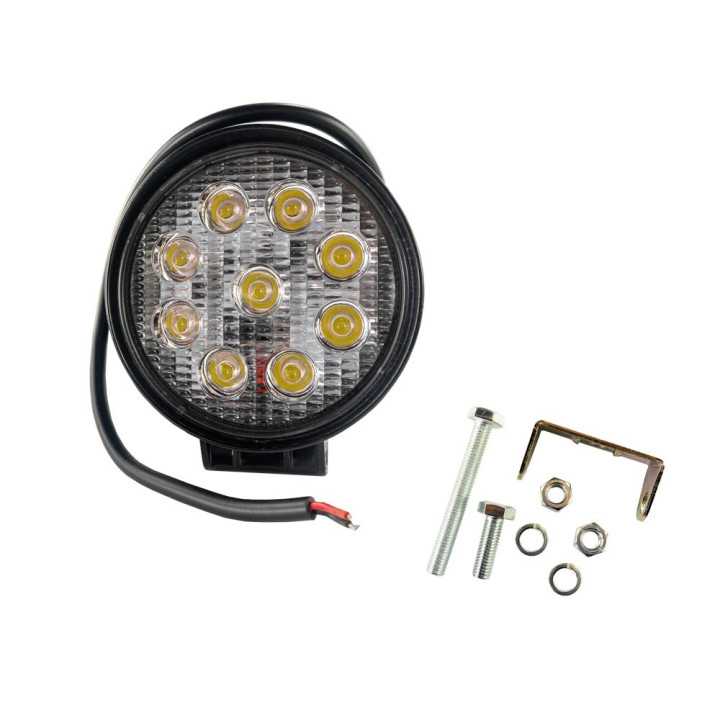 Proiector LED Auto Off Road 27W 9SMD 2000lm 127.5x115x55mm 12-32V CLL010 Carguard