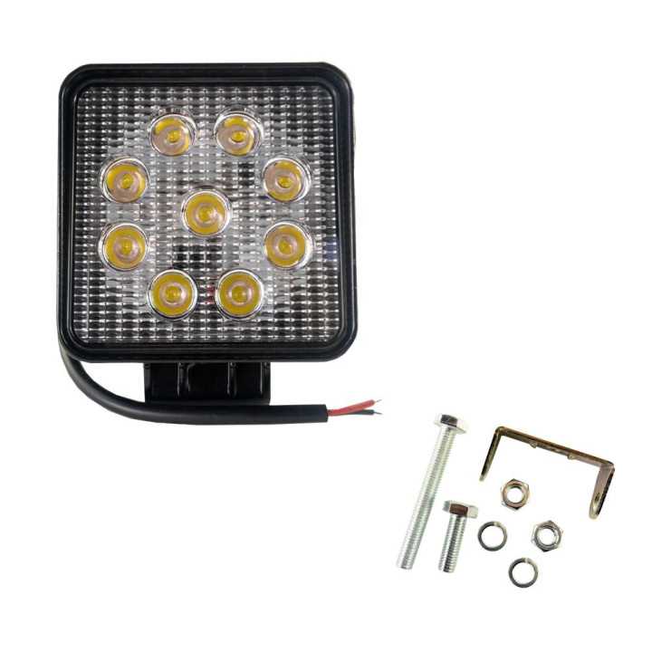 Proiector LED Auto Off Road 27W 9SMD 2000lm 12-32V 126x107x55mm CLL011 Carguard