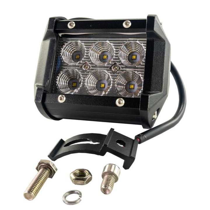 Proiector LED Auto Off Road 18W 6SMD 1200lm 97x78x64mm 12-32V CLL009 Carguard