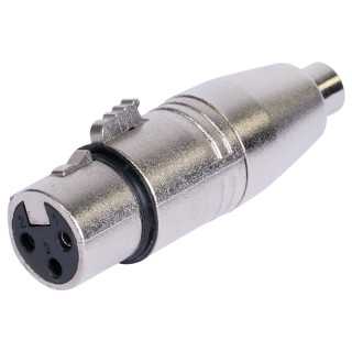 Adaptor audio mono mama XLR - mama RCA BST 18-5578