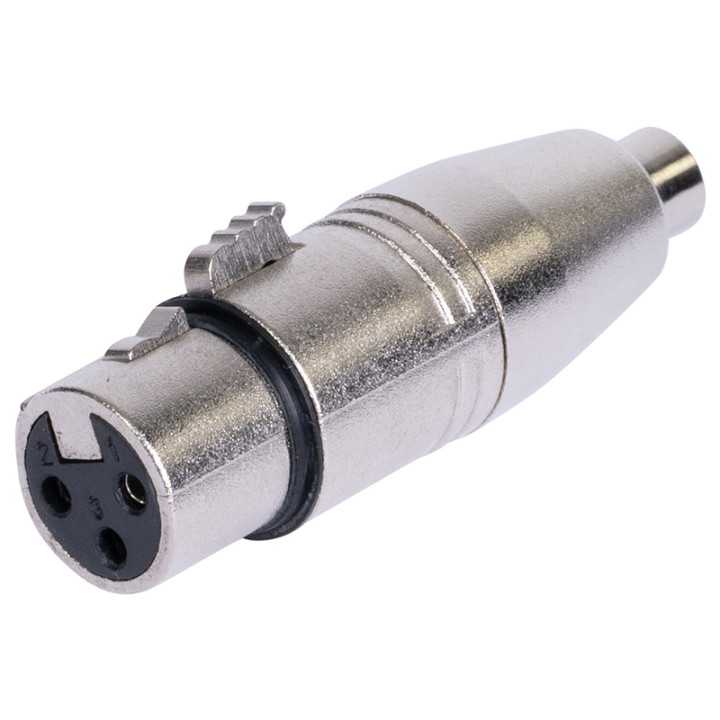 Adaptor audio mono mama XLR - mama RCA BST 18-5578