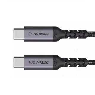Cablu USB-C tata la USB-C tata 1m 100W 3.1 20V 5A 10Gbps