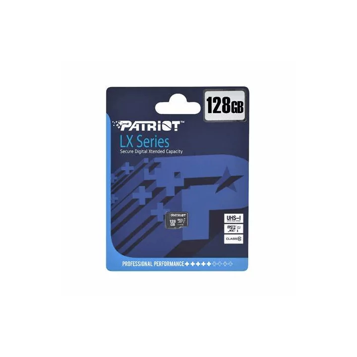 Card MicroSDXC PATRIOT 128GB clasa 10 standard UHS-I U1 PSF128GMDC10