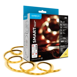 Banda LED Smart Modee 12W senzor de miscare cu telecomanda 2700K 800lm IP20 3m