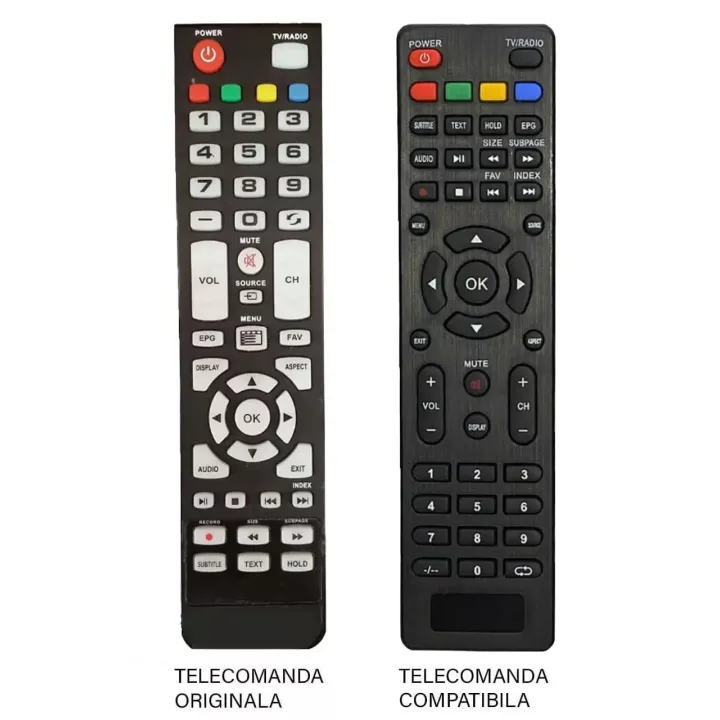 Telecomanda inlocuitoare TV ORIZONT 32ZT4000 compatibila cod ER442 /MFY432 (22-1)