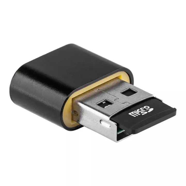 Cititor carduri MicroSD negru R60 REBEL KOM0953