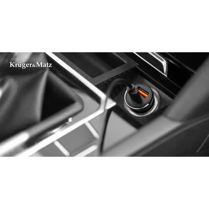 Incarcator auto USB /USB type C QC3.0 PD 30W Kruger&Matz KM0871