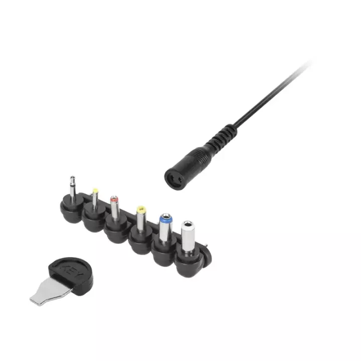 Alimentator stabilizat cu tensiuni reglabile 3-4.5-5-6-7.5-9-12V 1.5A + 6 mufe diferite Kemot URZ1187