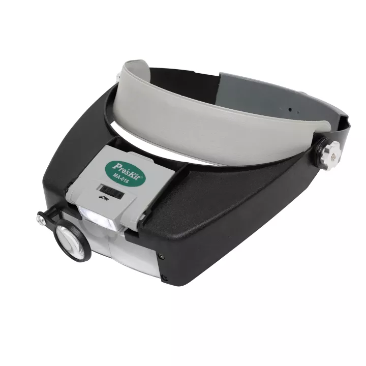 Lupa X1.8 /X2.6 /X5.8 cu lumina LED cu banda pentru cap Pro`sKit MA-016