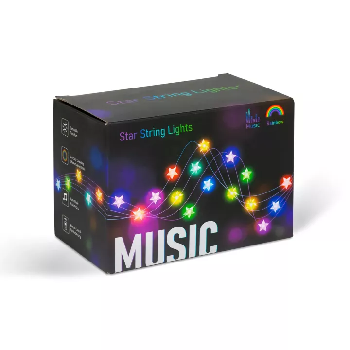 Sir 5m lumina inteligenta stea USB 25 LED-uri RGB Bluetooth/telecomanda 58385