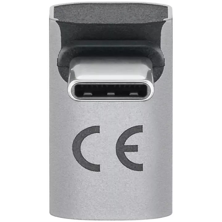 Adaptor USB-C mama - USB-C tata vertical 90 Thunderbolt3/4 Goobay 74442