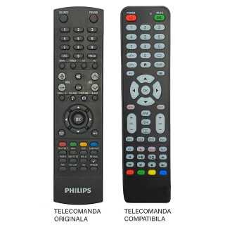 Telecomanda inlocuitoare compatibila TV Philips LCD cod ER 55 /MFY 45 (477)