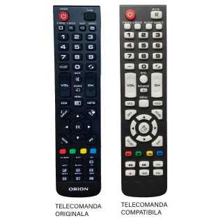 Telecomanda inlocuitoare compatibila TV Orion Vortex LCD cod ER 1185 /MFY 1175 (409-1)