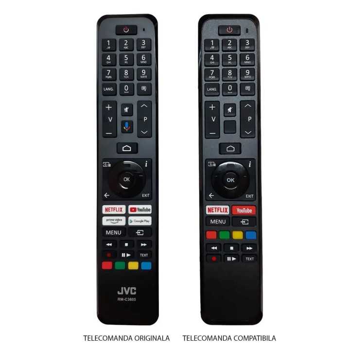 Telecomanda inlocuitoare compatibila TV JVC Horizon RM-C3605 cod ER 1433-N /MFY 1432 (376-1)