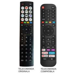 Telecomanda inlocuitoare compatibila TV Hisense ERF2N36 ER 9484 /MFY 1159 (423-1)