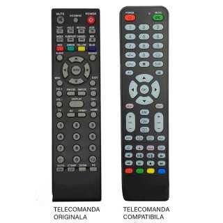 Telecomanda inlocuitoare compatibila TV Edelstein GutSchneid HYUNDAI Horizon 19HYL80A cod ER 9464 (464)